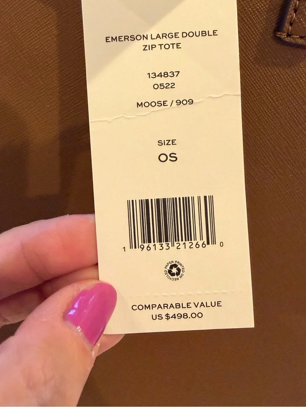 Tory Burch Emerson Double-Zip Tote